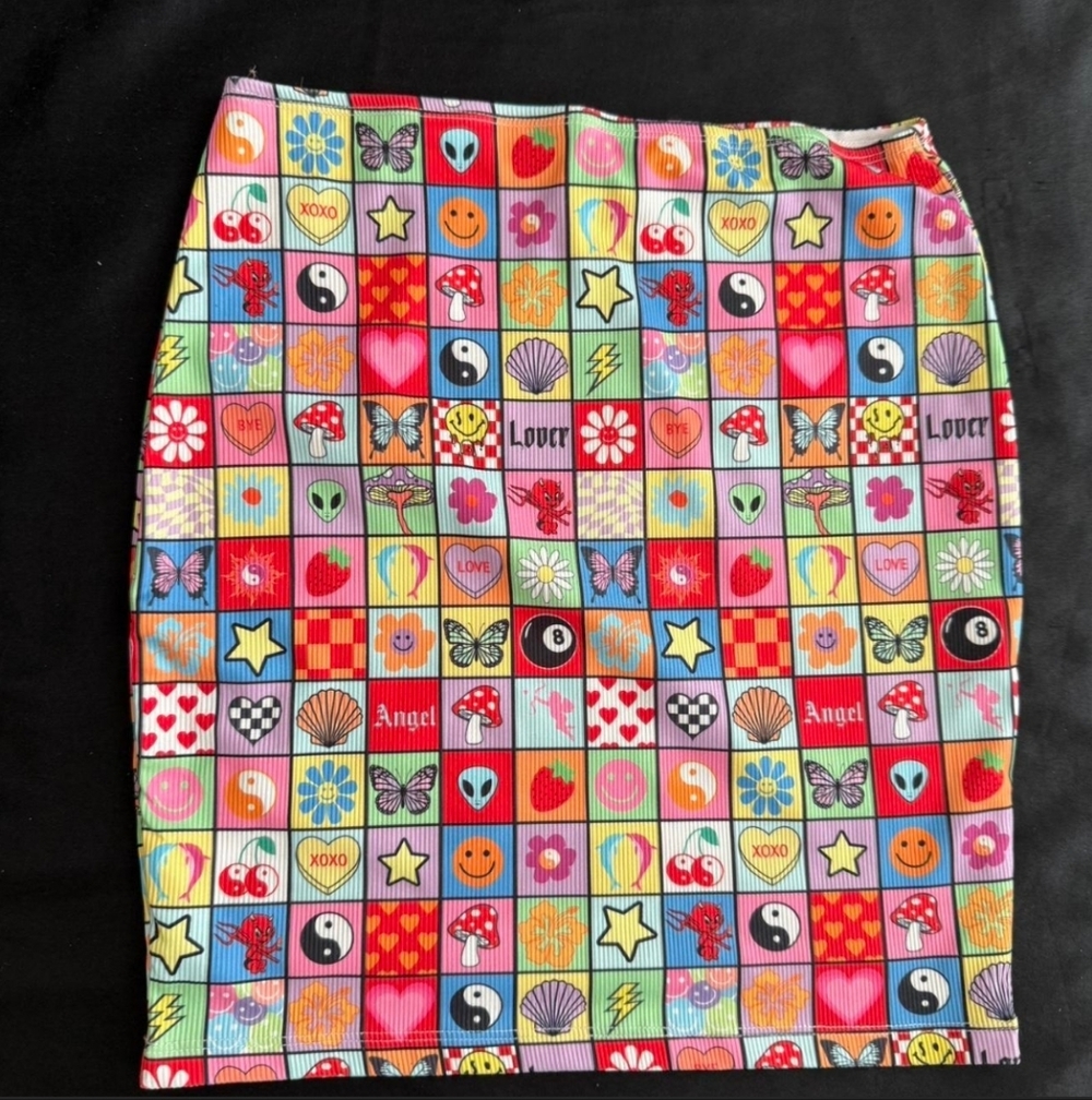 Princess Polly Multicolor Patchwork Pencil Skirt - image 2